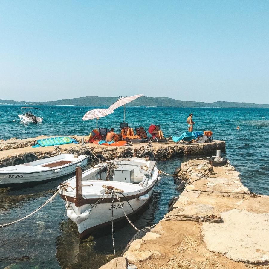 Luxury Beach Apartment W Sunset Sea Views Sibenik Ngoại thất bức ảnh
